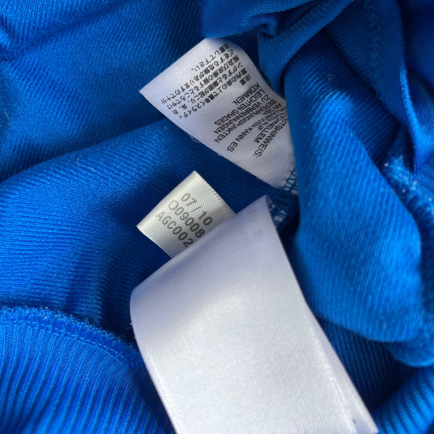 2010 Blue Red Adidas Firebird Track Jacket - M