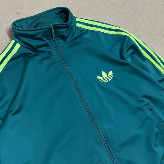 2009 Green Adidas Firebird Track Jacket - L