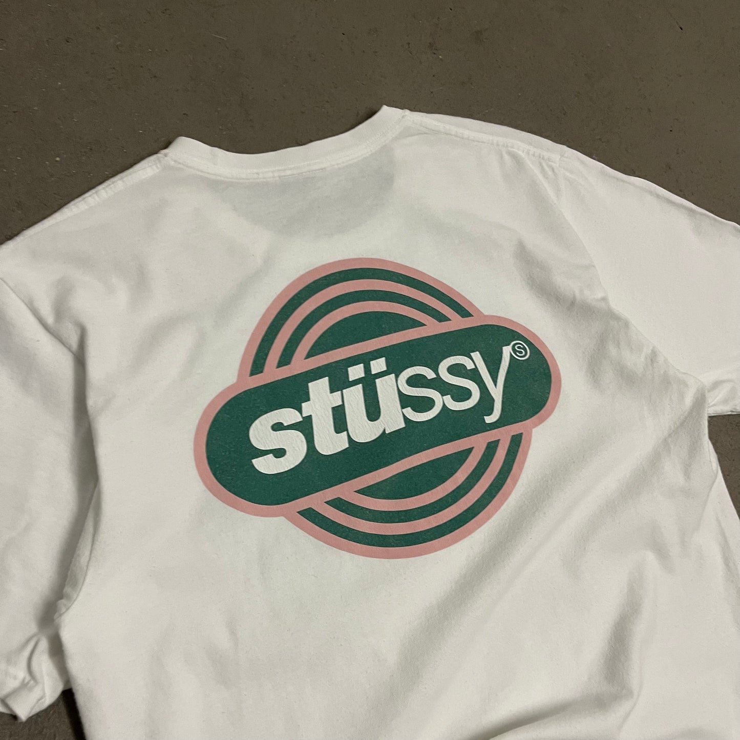 White Stüssy Tee - M