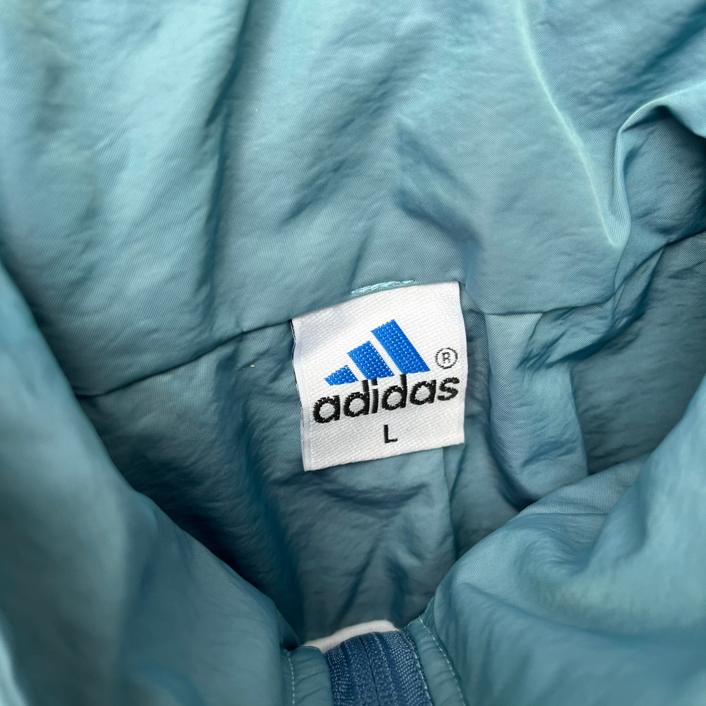 Vintage 90s Blue Adidas Track Jacket - M