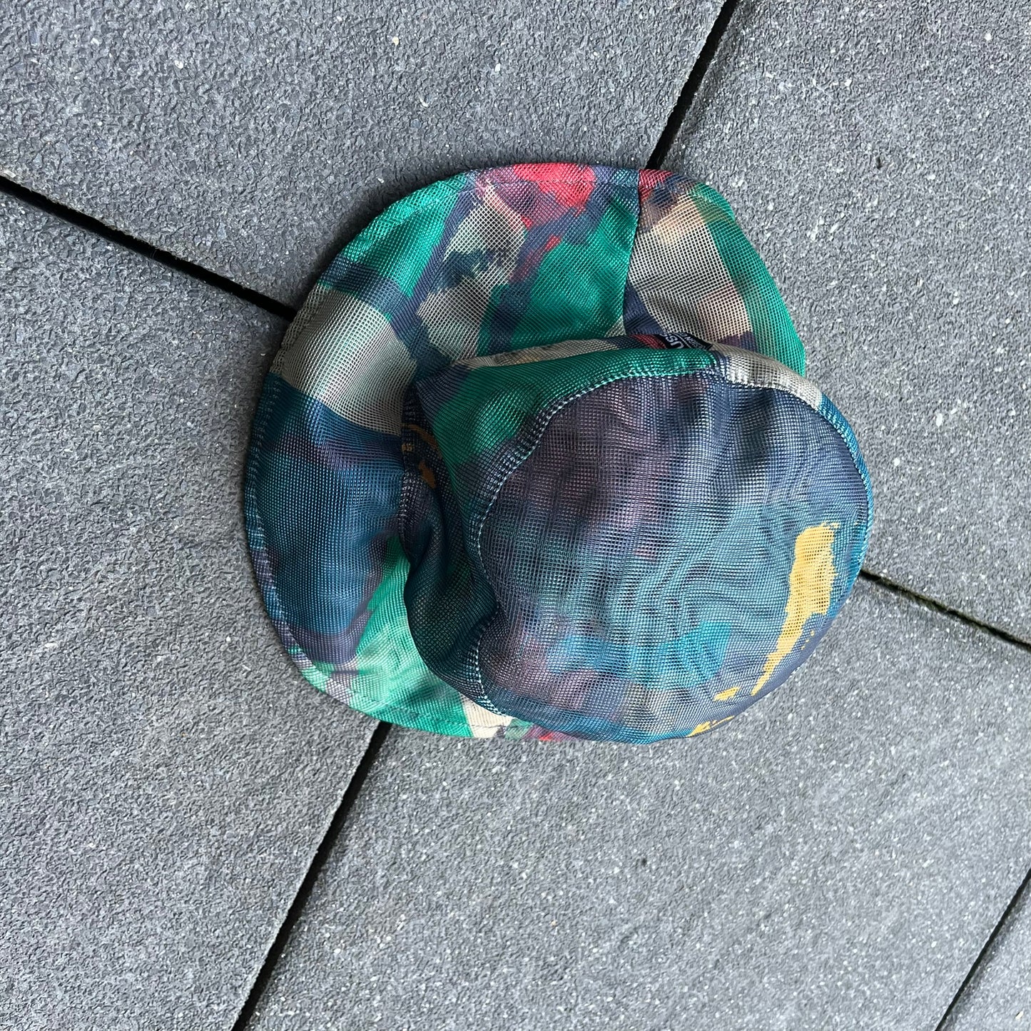 Green Stüssy Bucket Hat