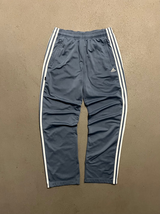 Vintage Y2K Silver Adidas Baggy Track Pants - S