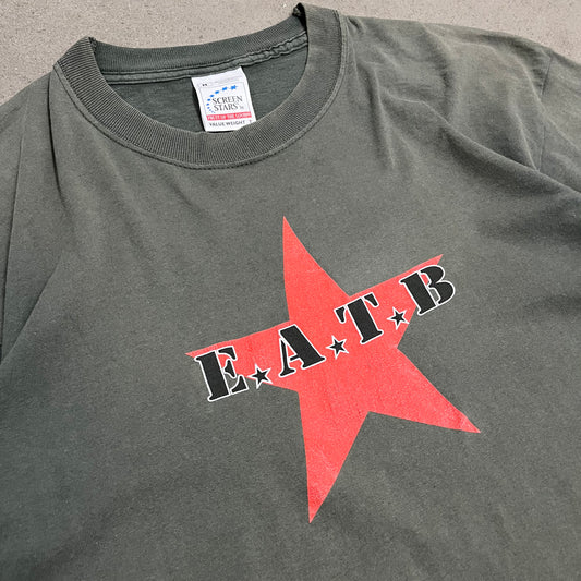 Vintage Green Screen Stars EATB Bandshirt - M