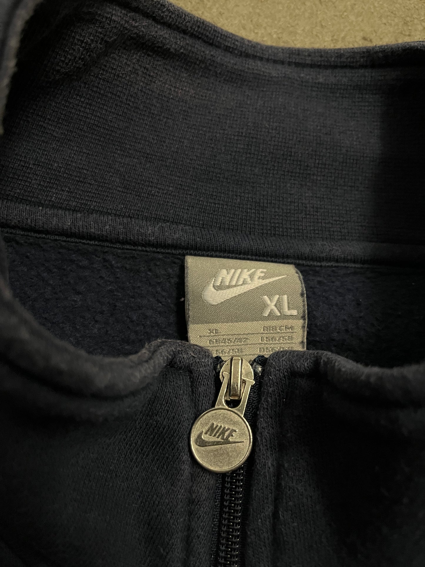 Vintage Y2K Blue Nike Zip Up - L