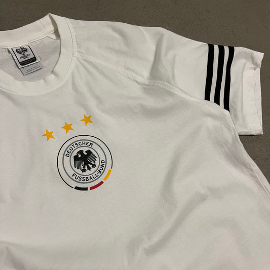 Vintage 2006 White Adidas Germany Tee - M