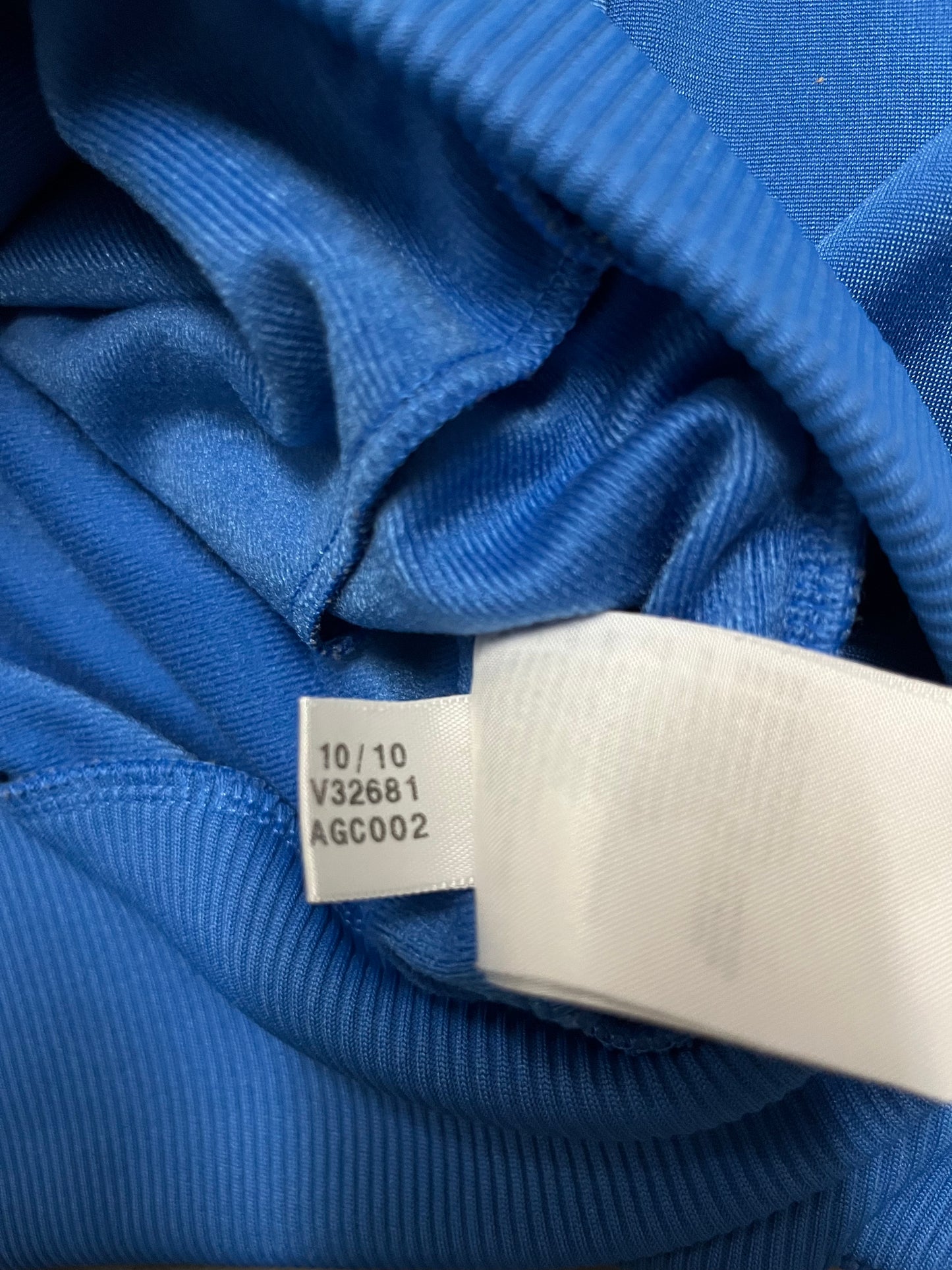 2010 Blue Adidas Firebird Track Jacket - L