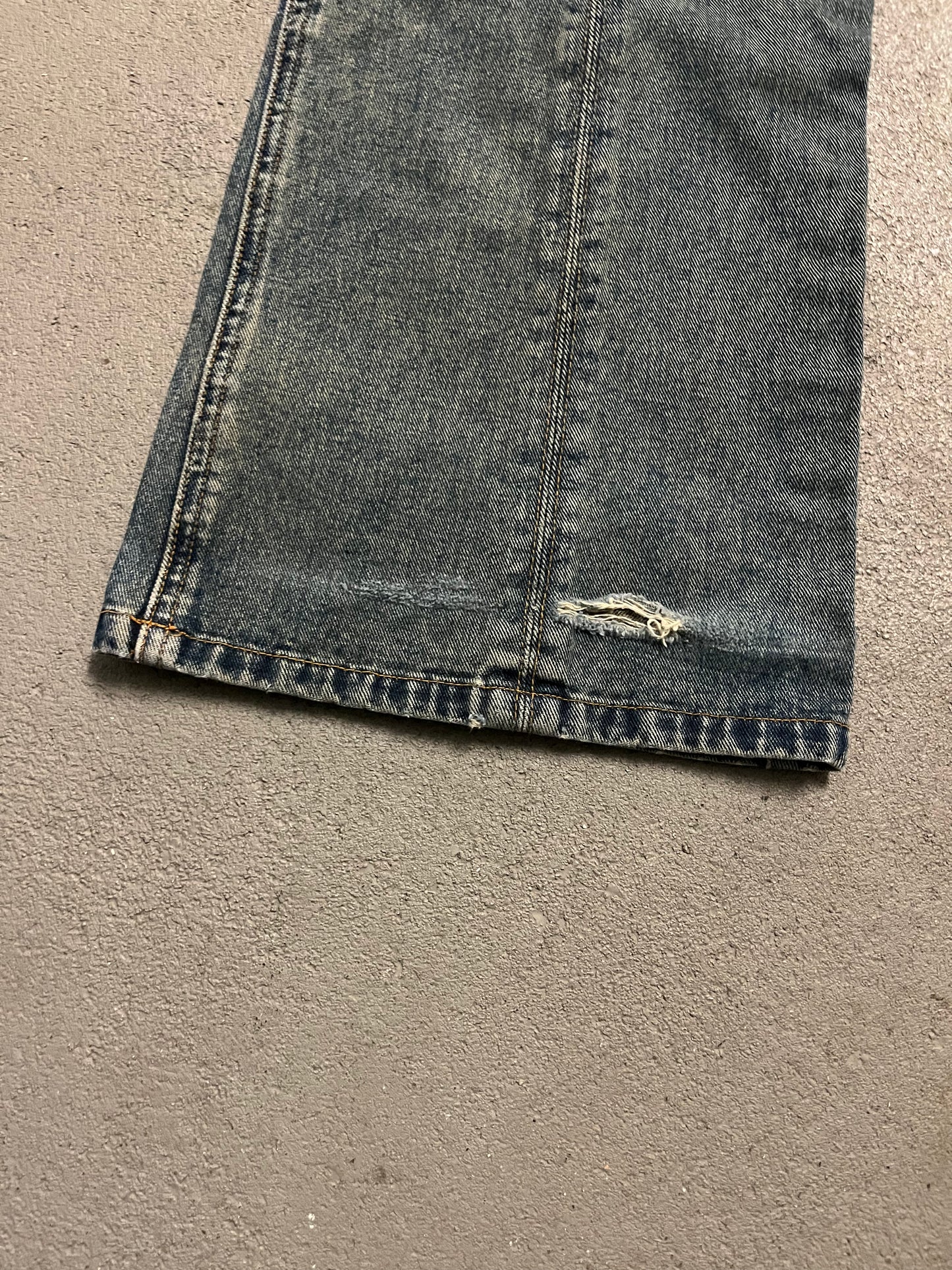 Vintage Y2K Fishbone Bootcut Jeans - M (W)