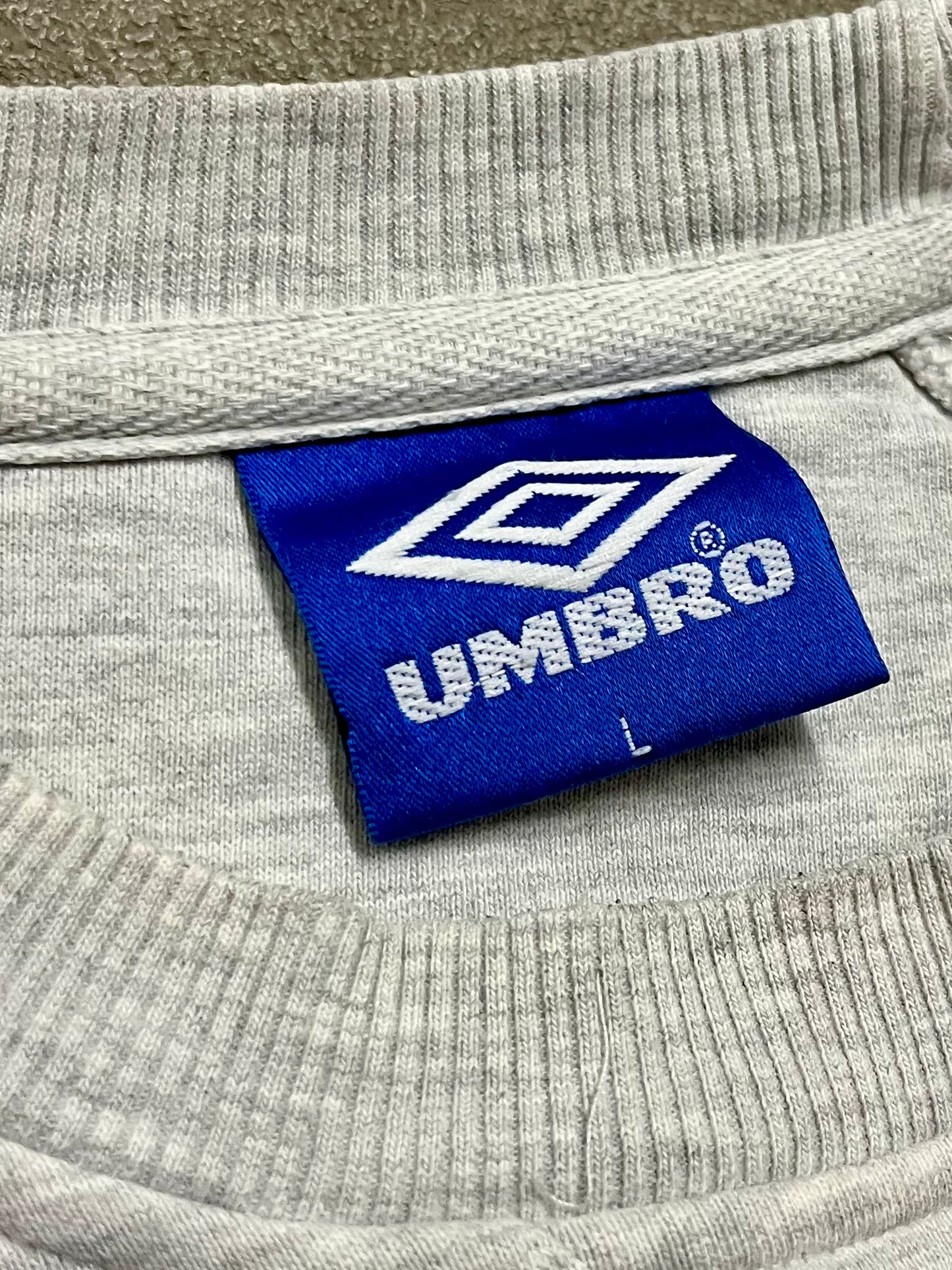 Vintage Y2K Grey Umbro Sweater - M