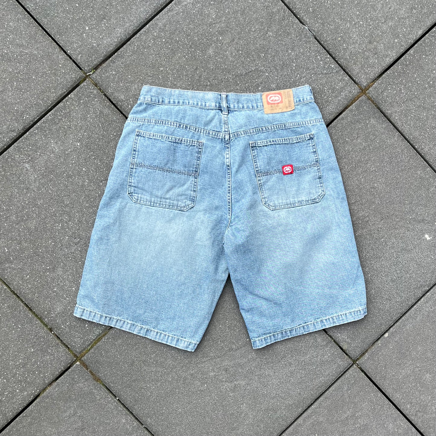 Vintage Y2K Blue Ecko Baggy Jeans Shorts - 36