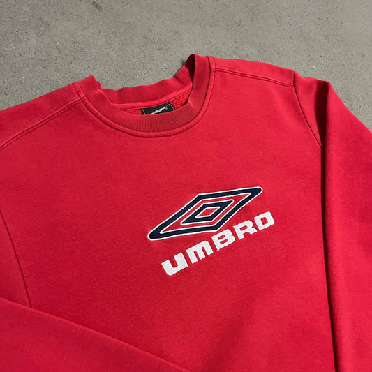 Vintage Red Umbro Sweater - S