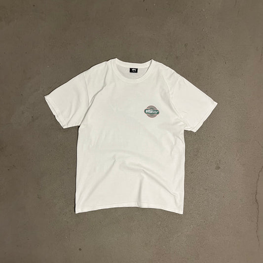 White Stüssy Tee - M
