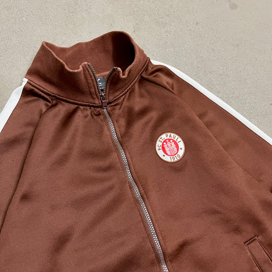 Vintage Brown FC St Pauli Track Jacket - M