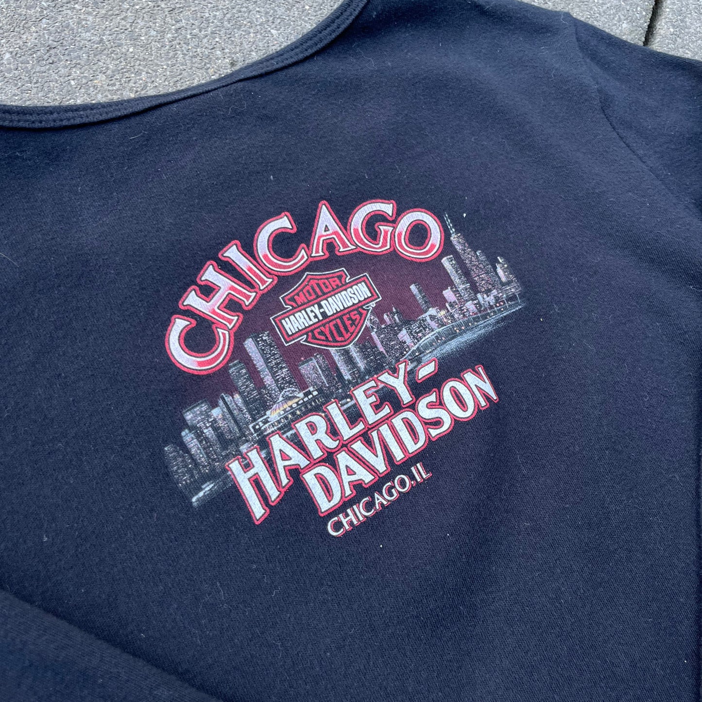 Vintage 2005 Black Harley Davidson Longsleeve - S (W)