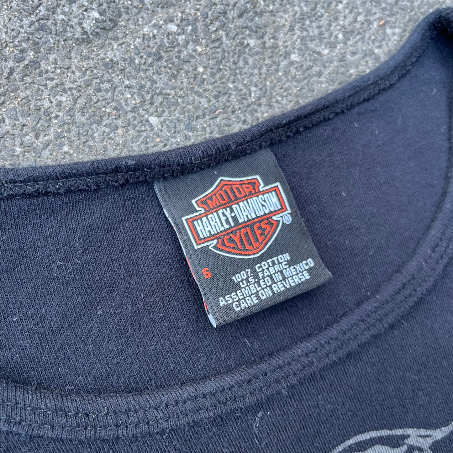Vintage 2005 Black Harley Davidson Longsleeve - S (W)