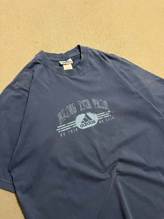 Vintage Y2K 2000 Blue Adidas Tee - M