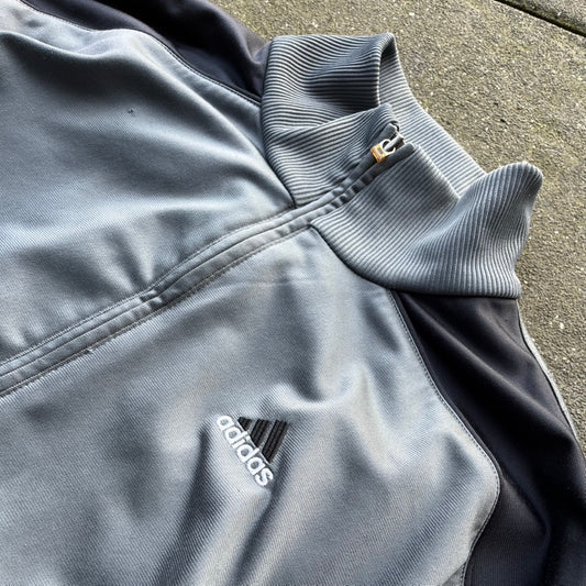 Vintage 2005 Silver Adidas Track Jacket - M