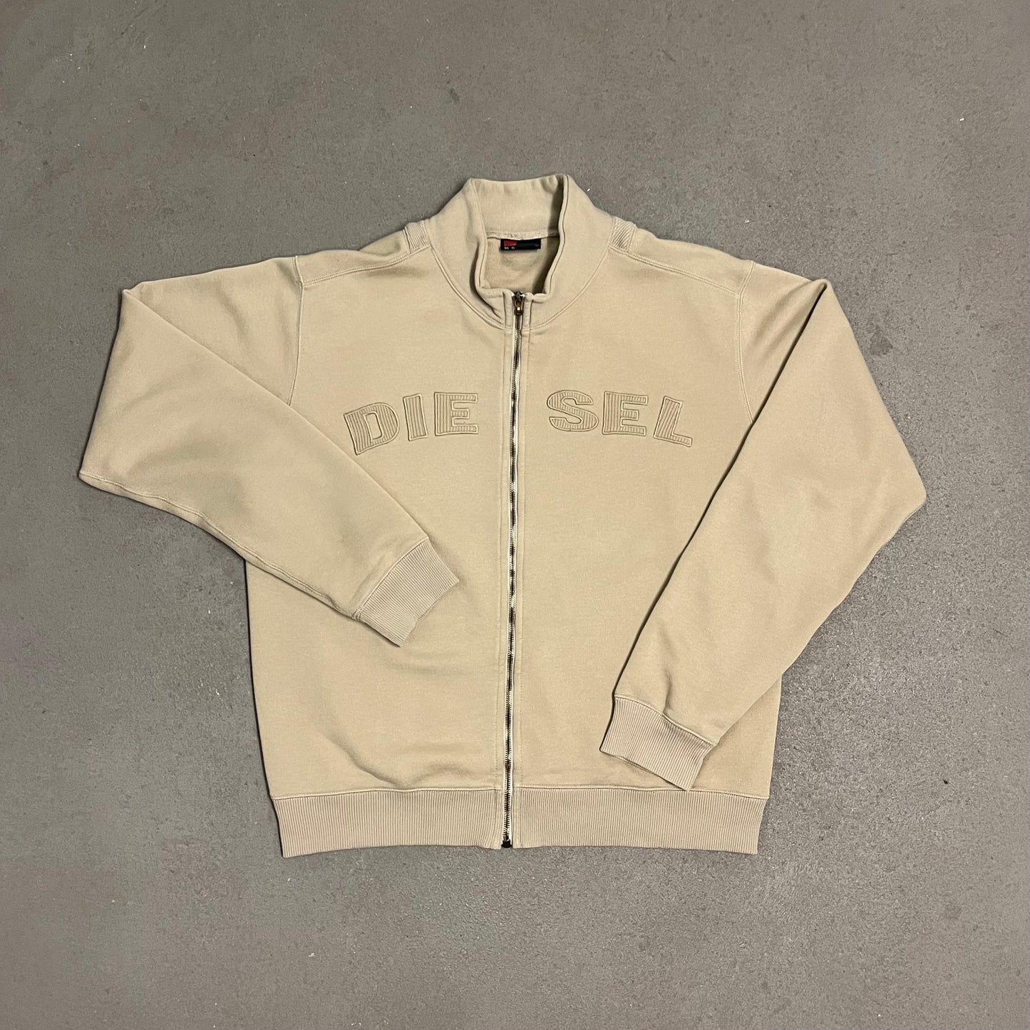 Vintage Beige Diesel Zip Up - L