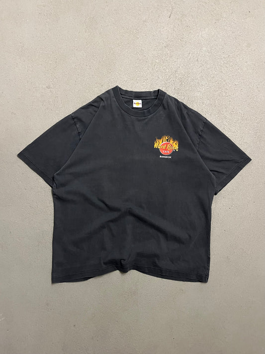 Vintage Grey Faded Hard Rock Cafe Bangkok Tee - XL