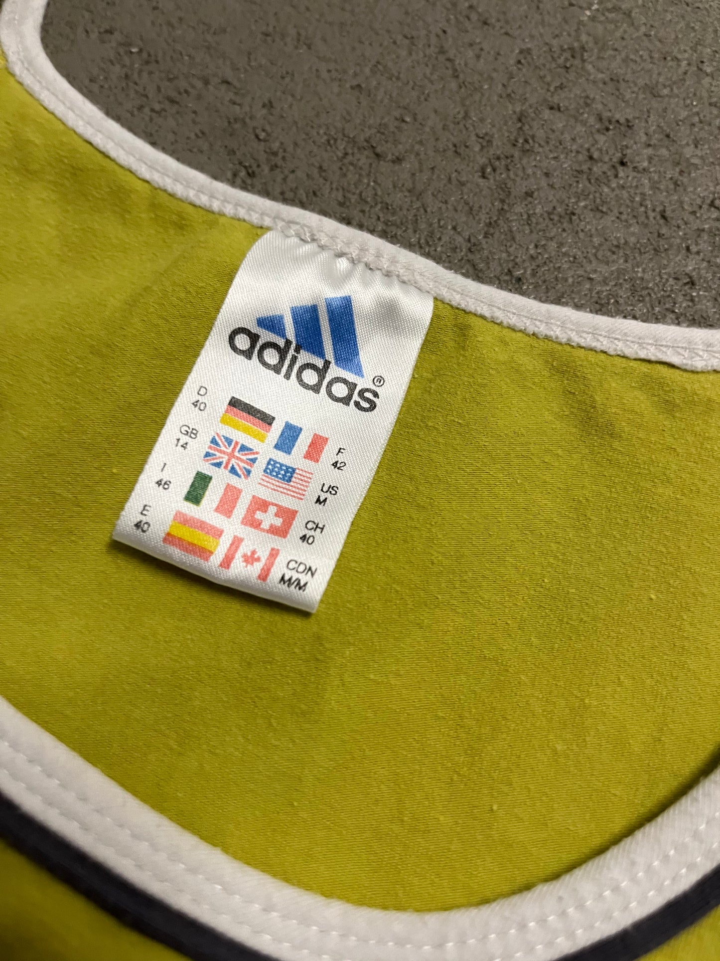 Vintage Y2K Green Adidas Top - M (W)