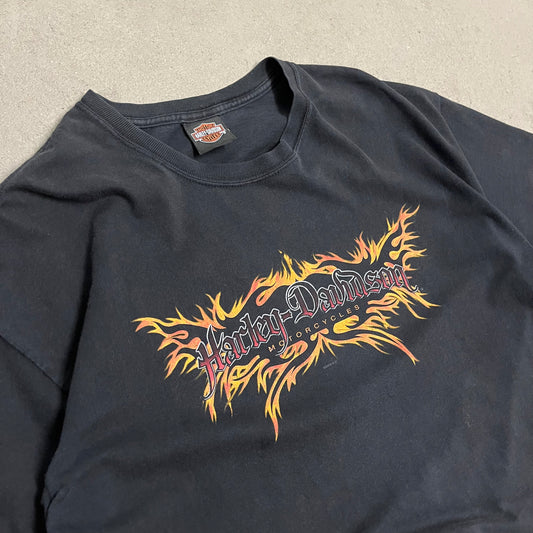 Vintage 2004 Black Harley Davidson Tee - XL