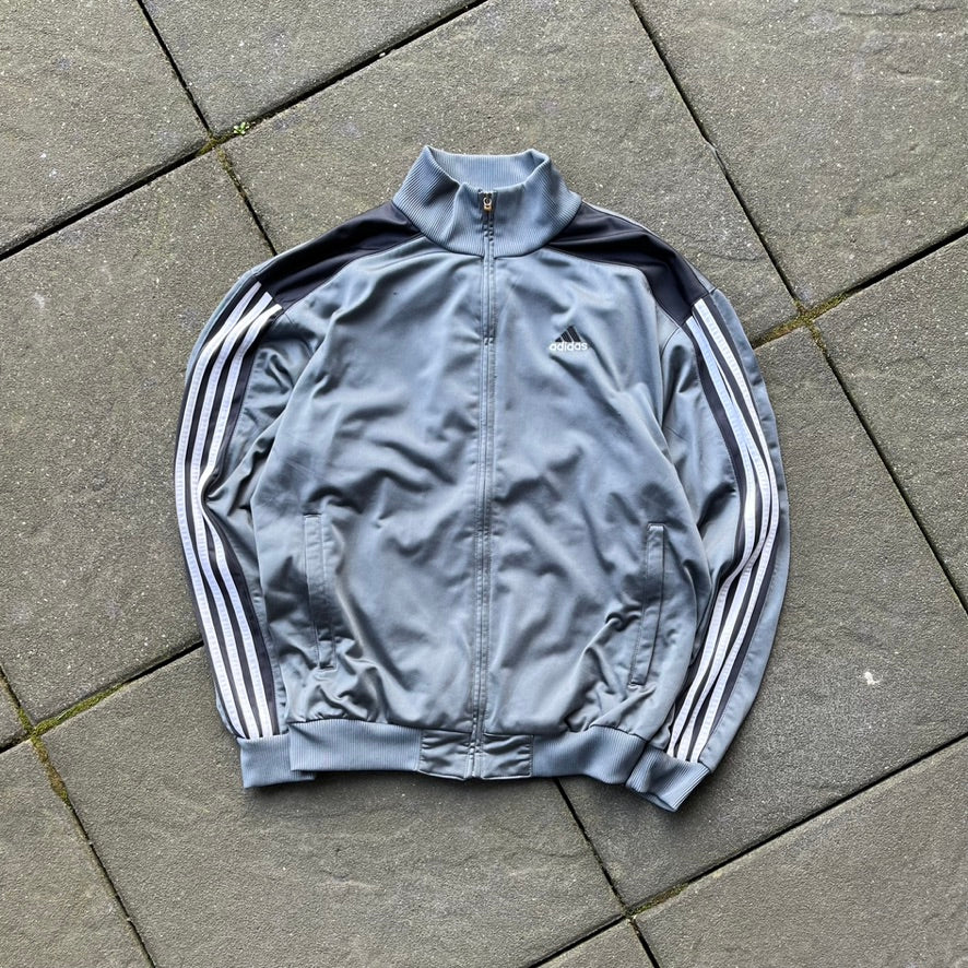 Vintage 2005 Silver Adidas Track Jacket - M