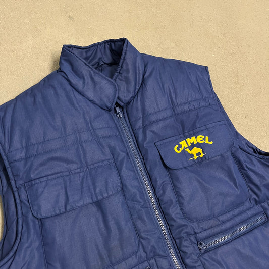 Vintage Blue Camel Vest - M