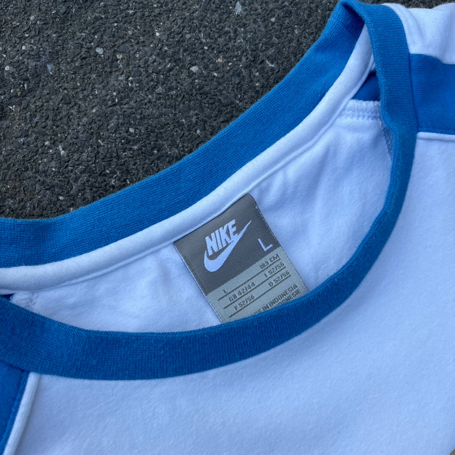 Vintage White Nike Tee - L