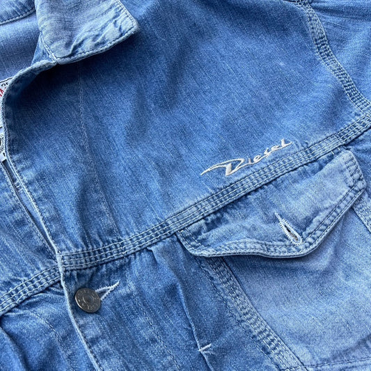 Vintage Blue Diesel Jeans Jacket - M (W)