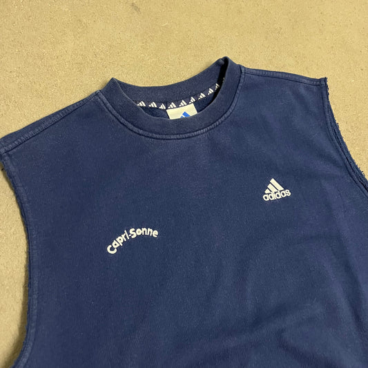 Vintage Blue Adidas Capri Sonne Tank Top - M