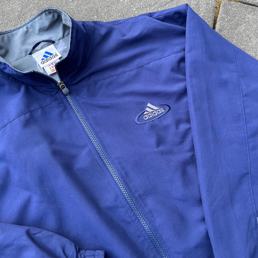 Vintage 1999 Blue Adidas Track Jacket - L