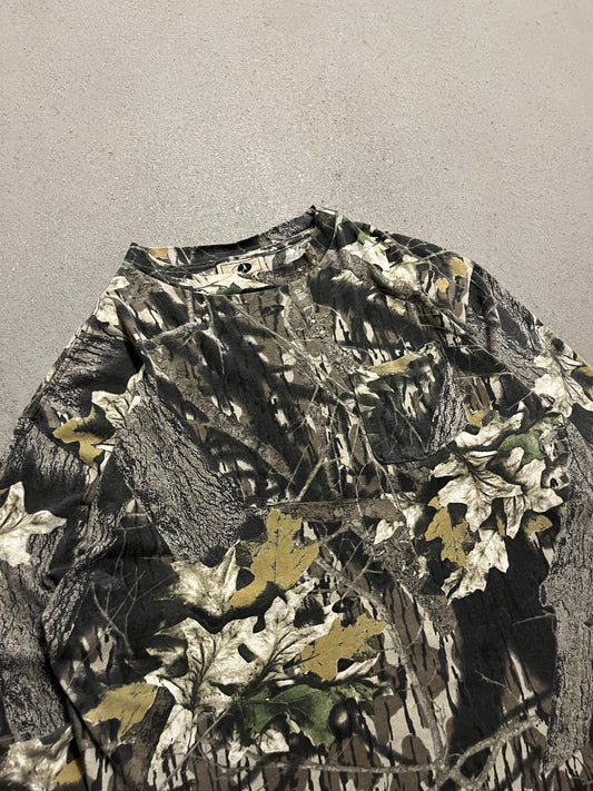 Vintage Real Tree Camo Mossy Oak Longsleeve - L