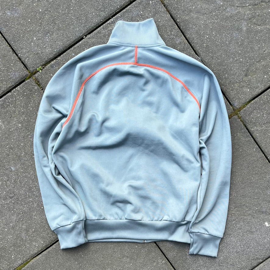 Vintage Silver Puma Track Jacket - M