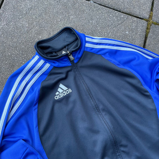 2007 Blue Adidas Track Jacket - M