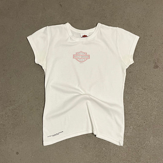2008 White Harley Davidson Tribal Tee - S (W)