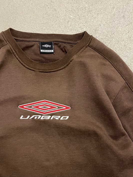 Vintage Y2K Brown Umbro Sweater - XL