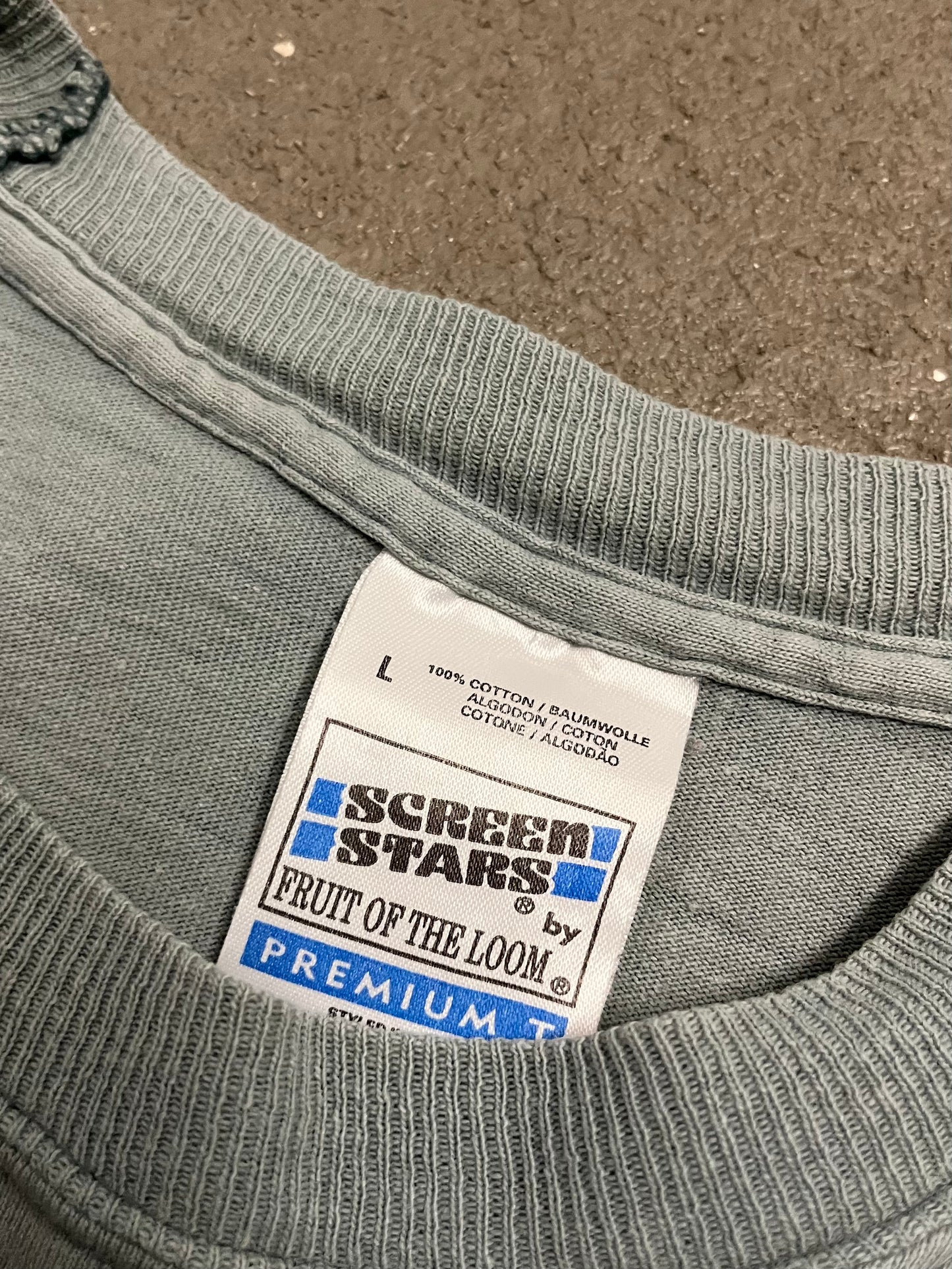 Vintage Light Blue Screenstars St Pauli Tee - L