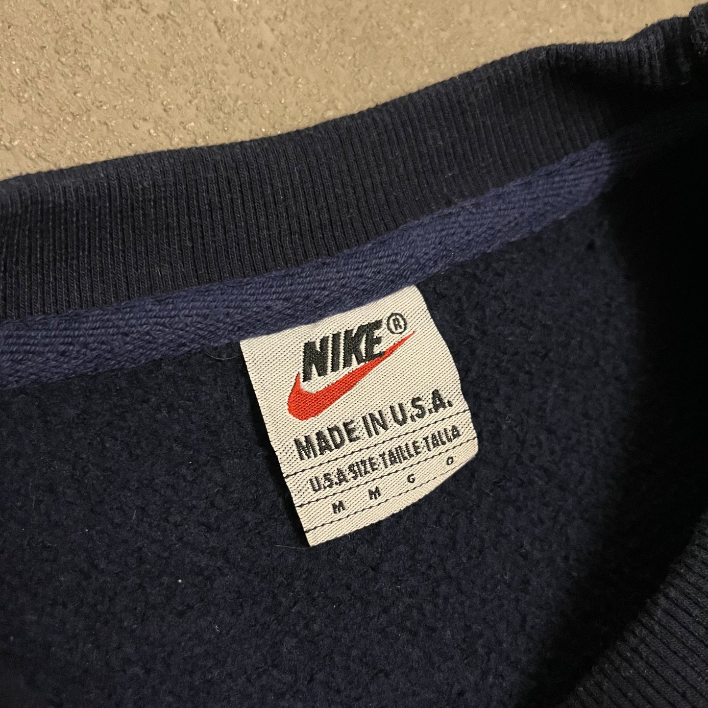 Vintage 90s Blue Nike Sweater - L