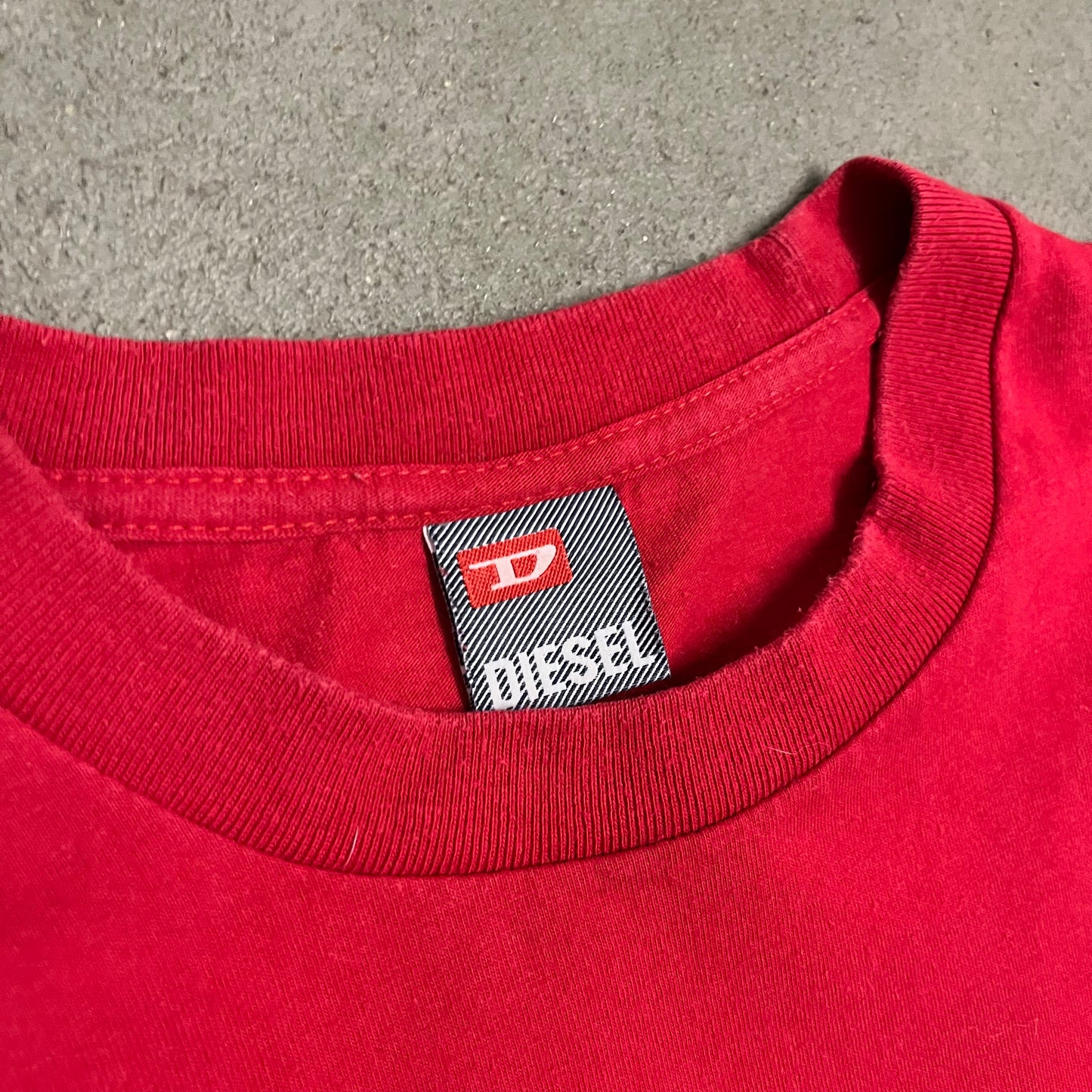 Vintage Y2K Red Diesel Dragon Tee - L