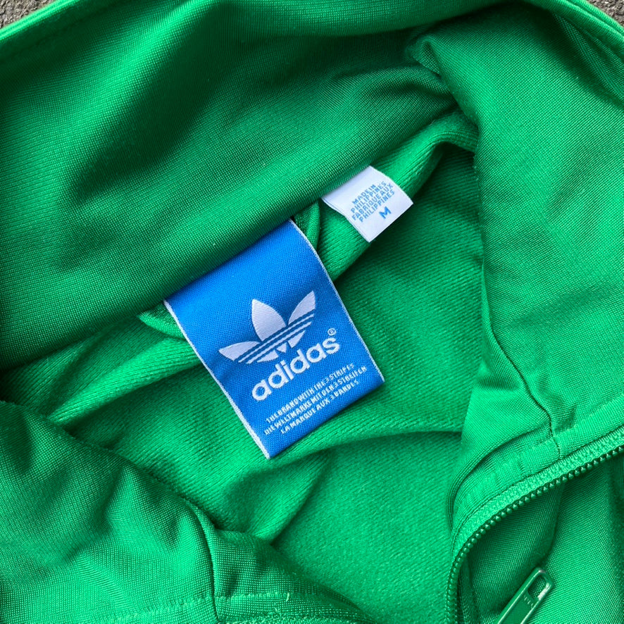 2010 Green Adidas Firebird Track Jacket - M