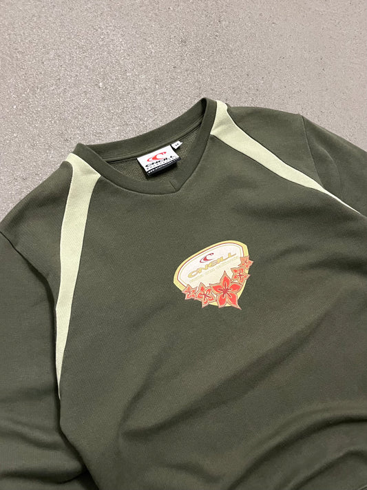 Vintage Y2K Green O'Neill Santa Cruz California Sweater - M (W)