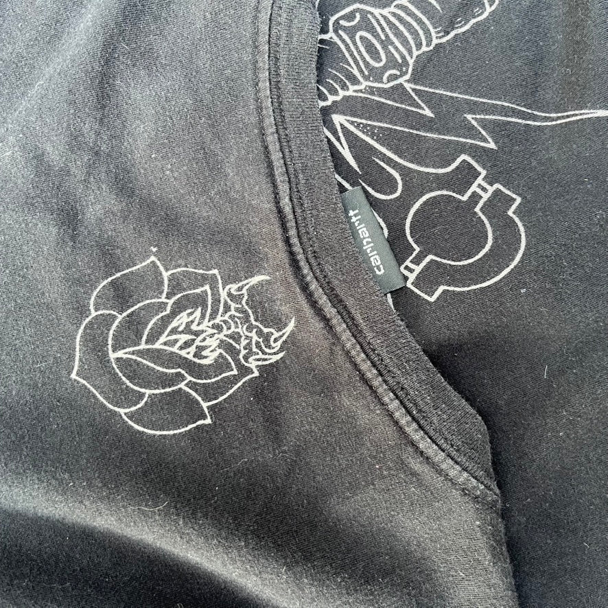 Vintage Y2K Black Carhartt Tee - L