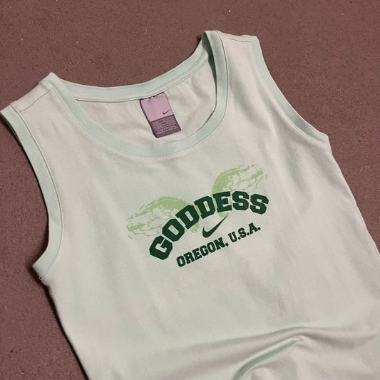 Vintage Green Nike Goddess Tee - S (W)
