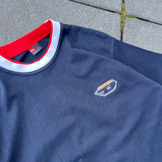 Vintage Blue Diesel Ringer Tee - XL