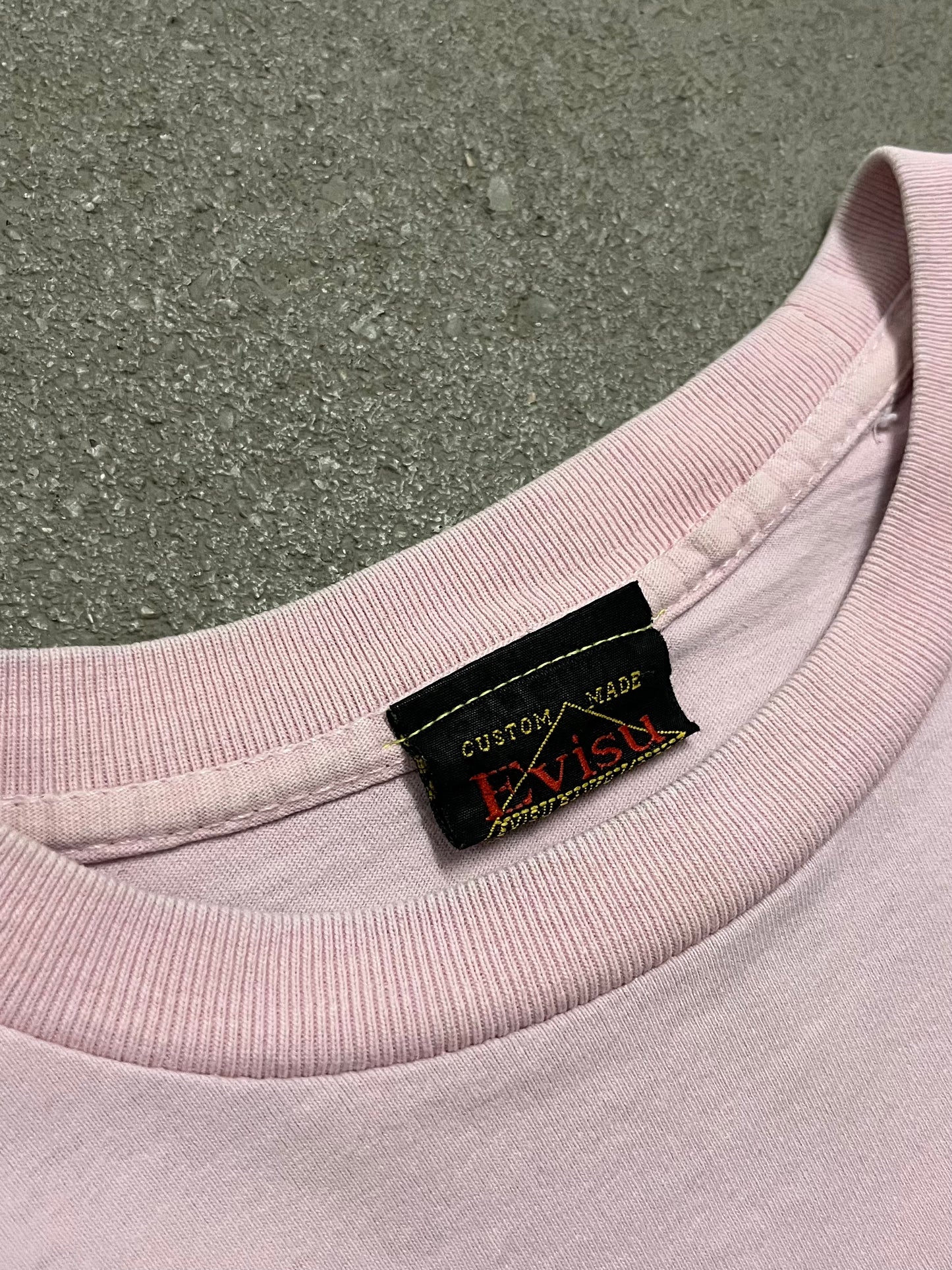 Vintage Pink Evisu Crop Top - S