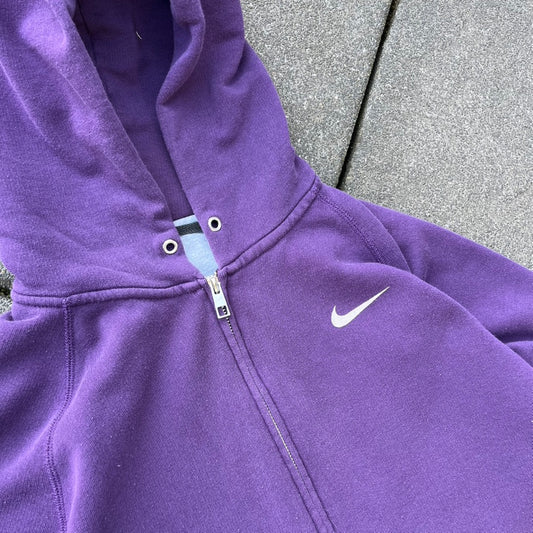 Purple Nike Zip Hoodie - M (W)