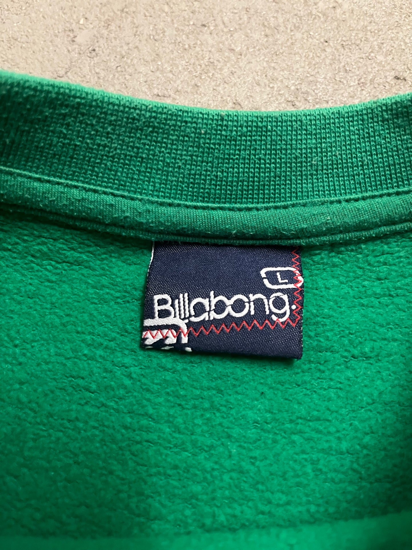 Vintage Y2K Green Billabong Sweater - L