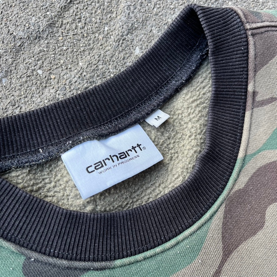 Green Camo Carhartt Sweater - L