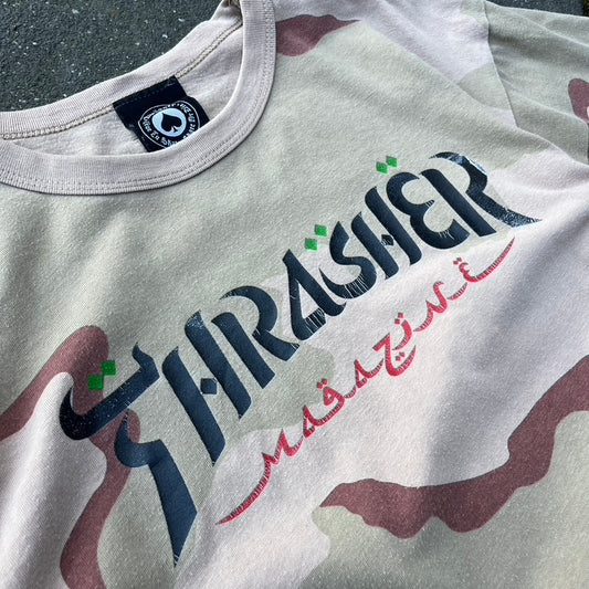 Brown Dessert Camo Trasher Tee - L