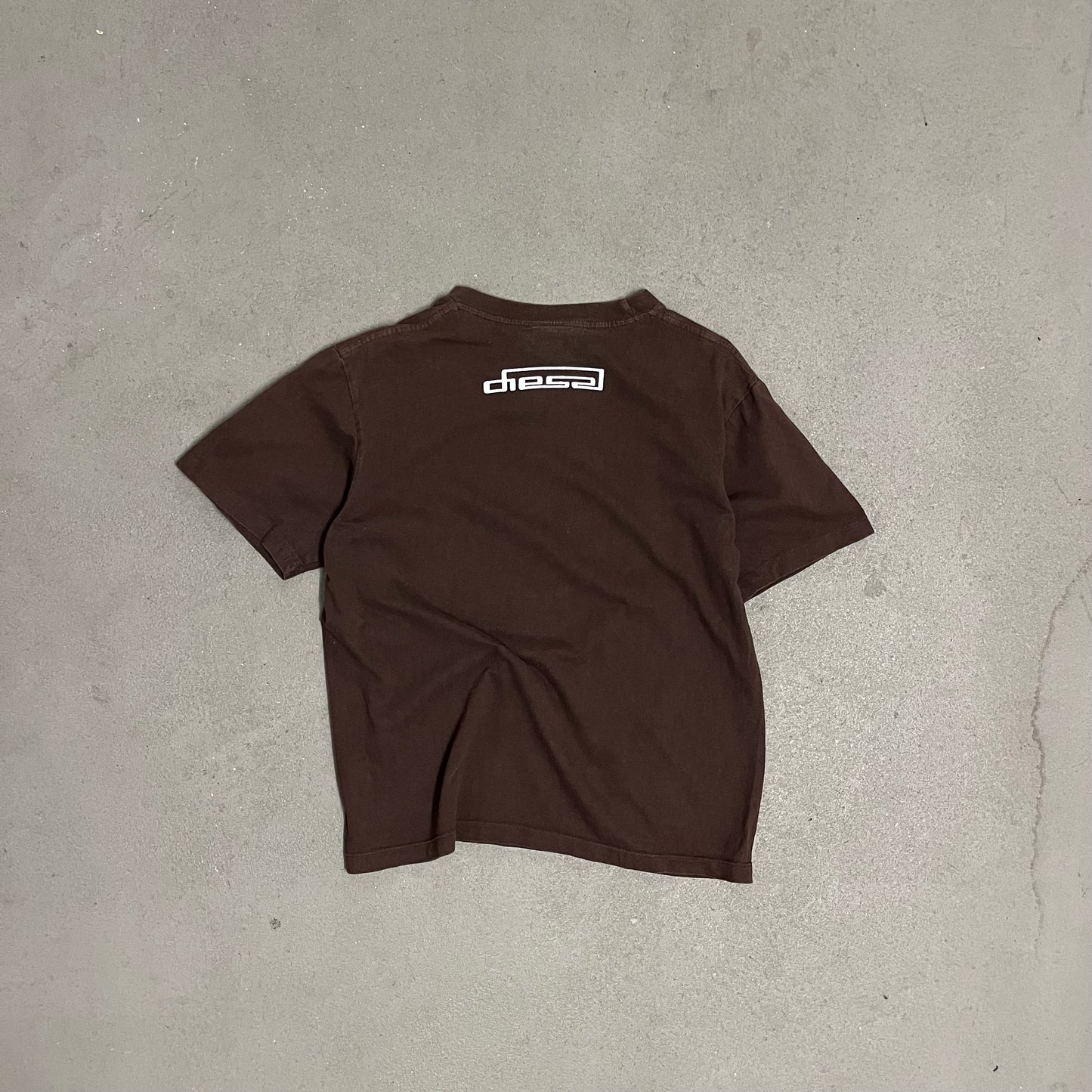 Vintage Y2K Brown Diesel Dragon Tee - L (W)