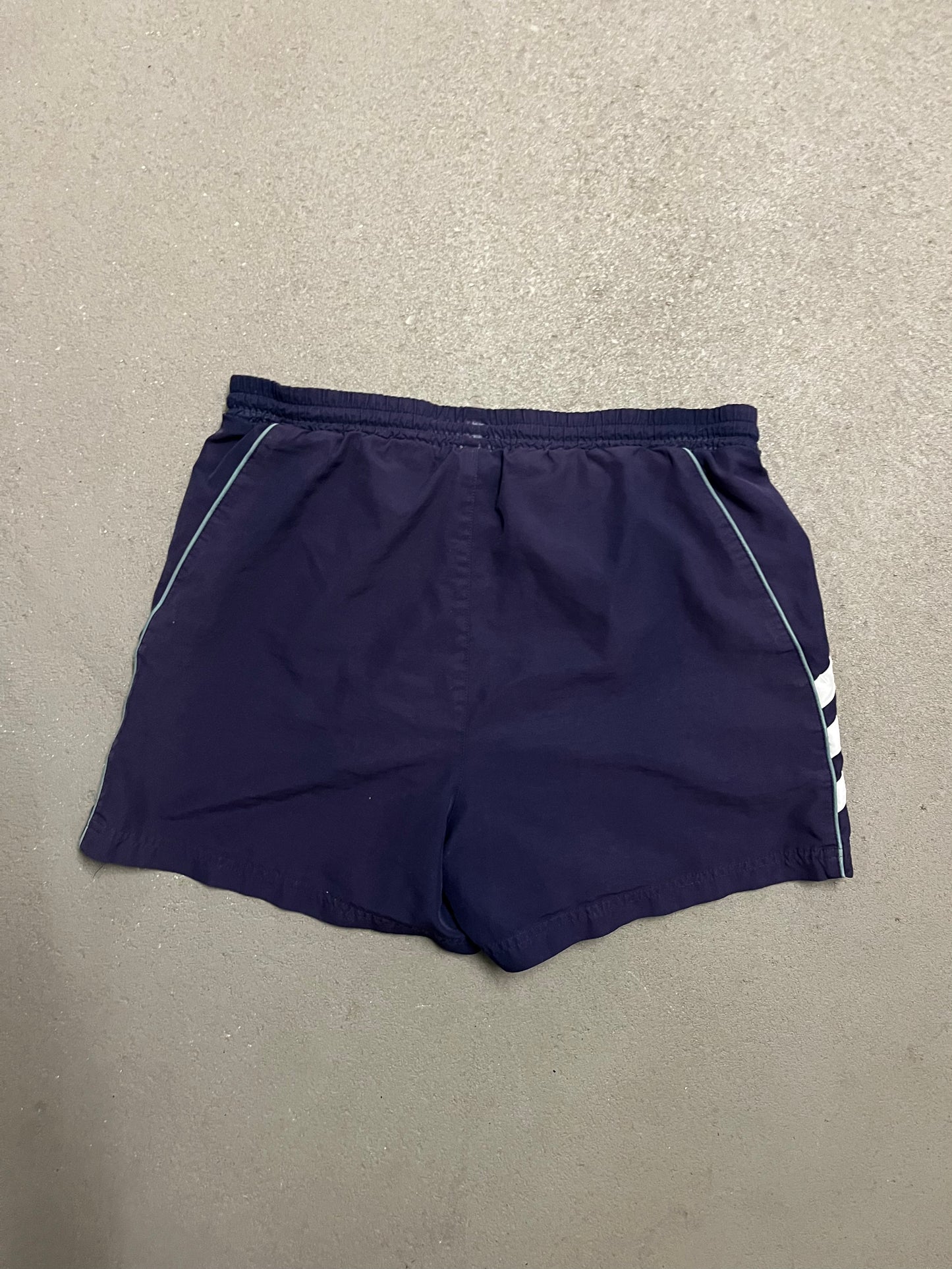 Vintage 90s Black Green Adidas Shorts - M